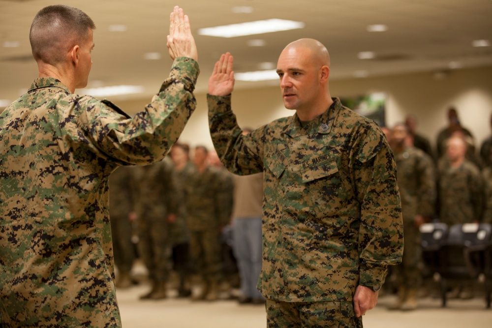 Combat Instructor of the Year/Meritorious GySgt Promotion