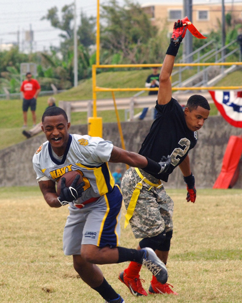 US Army Navy Football Game 2013 on Torii Station brings heat to the soldiers and families on the island