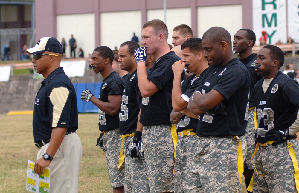 US Army Navy Football Game 2013 on Torii Station brings heat to the soldiers and families on the island