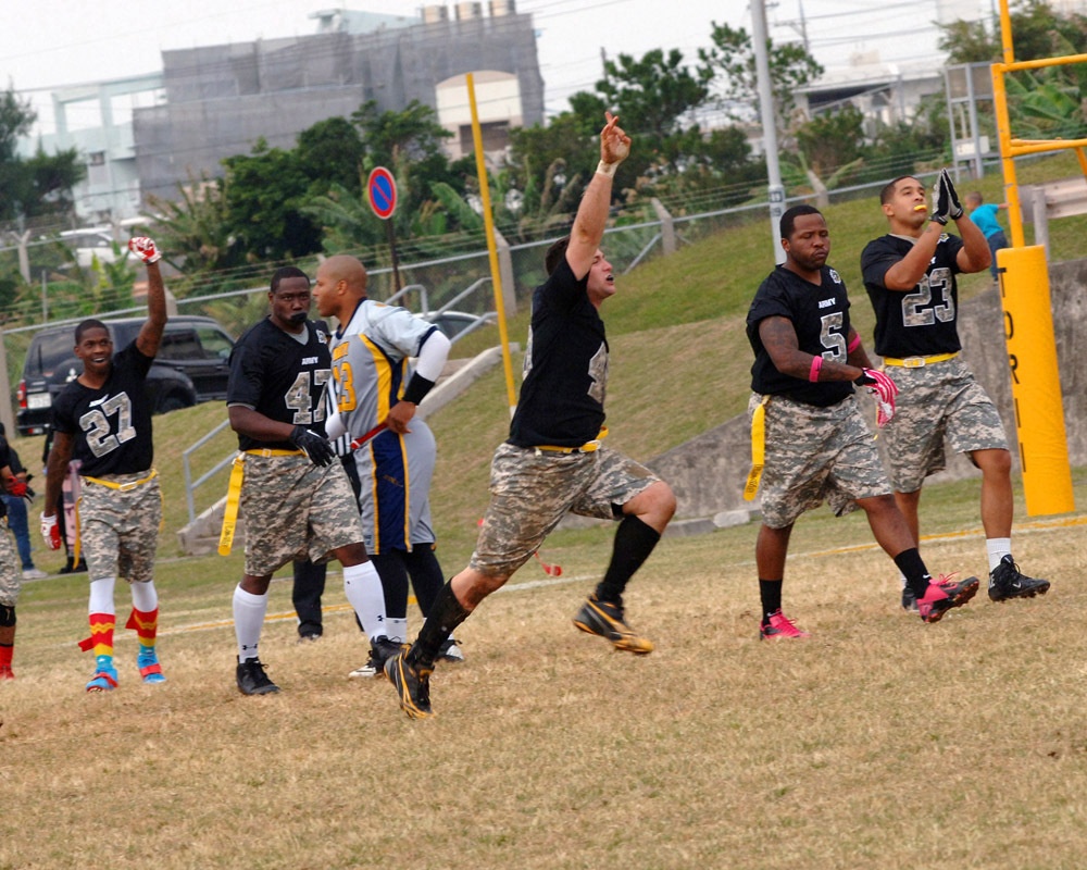 US Army Navy Football Game 2013 on Torii Station brings heat to the soldiers and families on the island