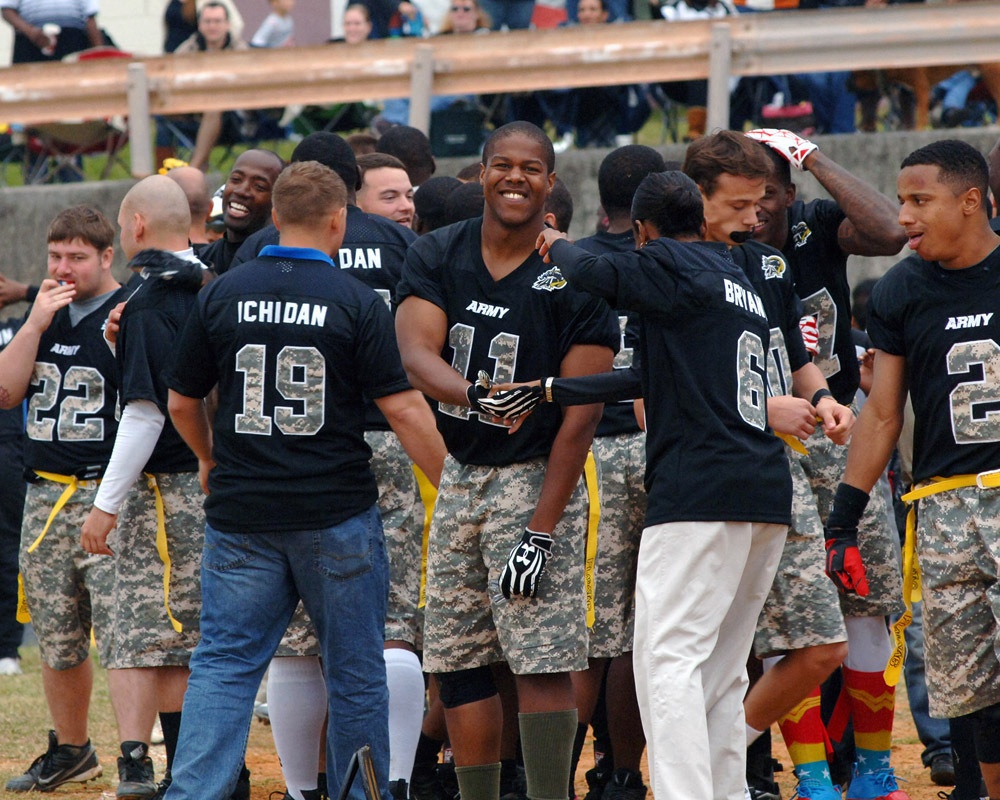 US Army Navy Football Game 2013 on Torii Station brings heat to the soldiers and families on the island