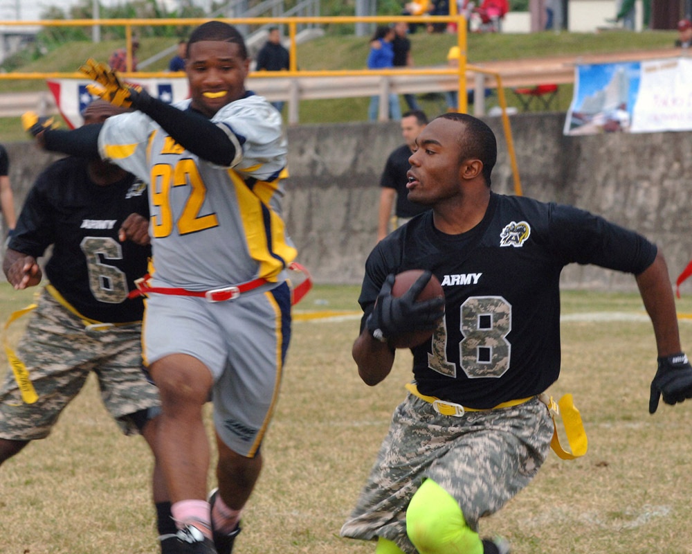 US Army Navy Football Game 2013 on Torii Station brings heat to the soldiers and families on the island