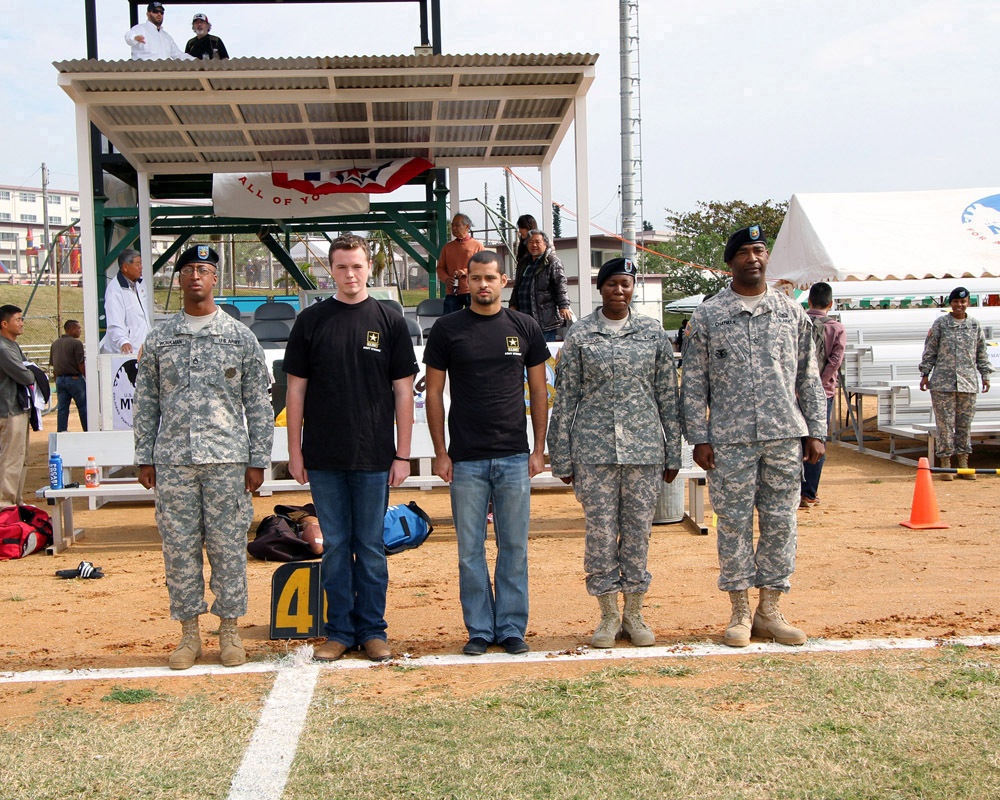 US Army Navy Football Game 2013 on Torii Station brings heat to the soldiers and families on the island