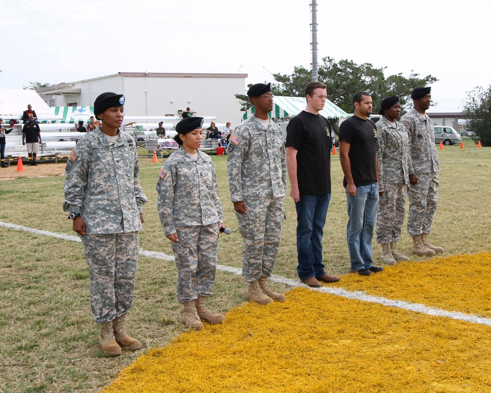 US Army Navy Football Game 2013 on Torii Station brings heat to the soldiers and families on the island