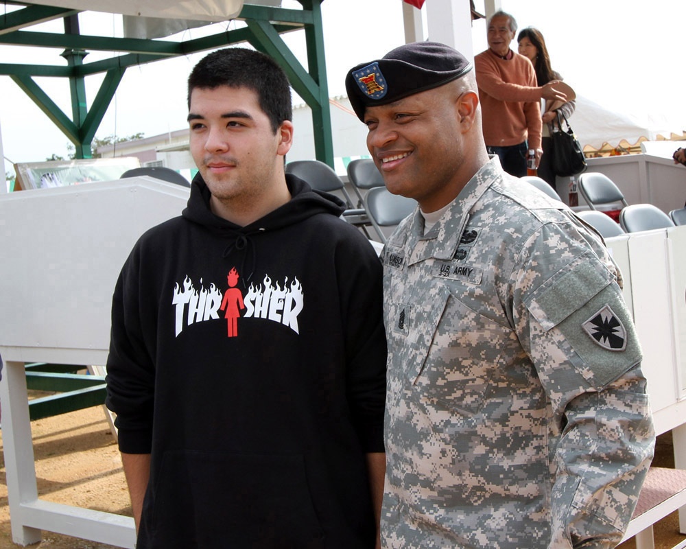 US Army Navy Football Game 2013 on Torii Station brings heat to the soldiers and families on the island