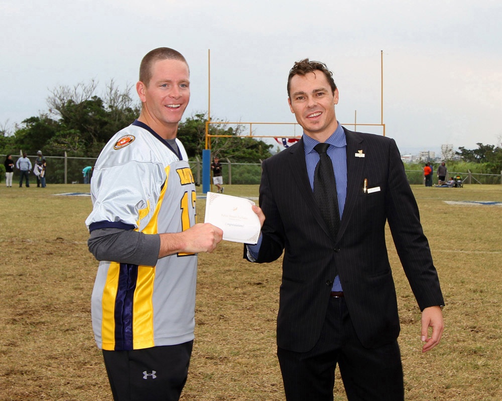 US Army Navy Football Game 2013 on Torii Station brings heat to the soldiers and families on the island