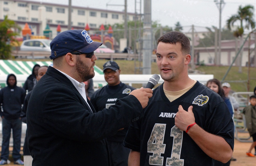 US Army Navy Football Game 2013 on Torii Station brings heat to the soldiers and families on the island