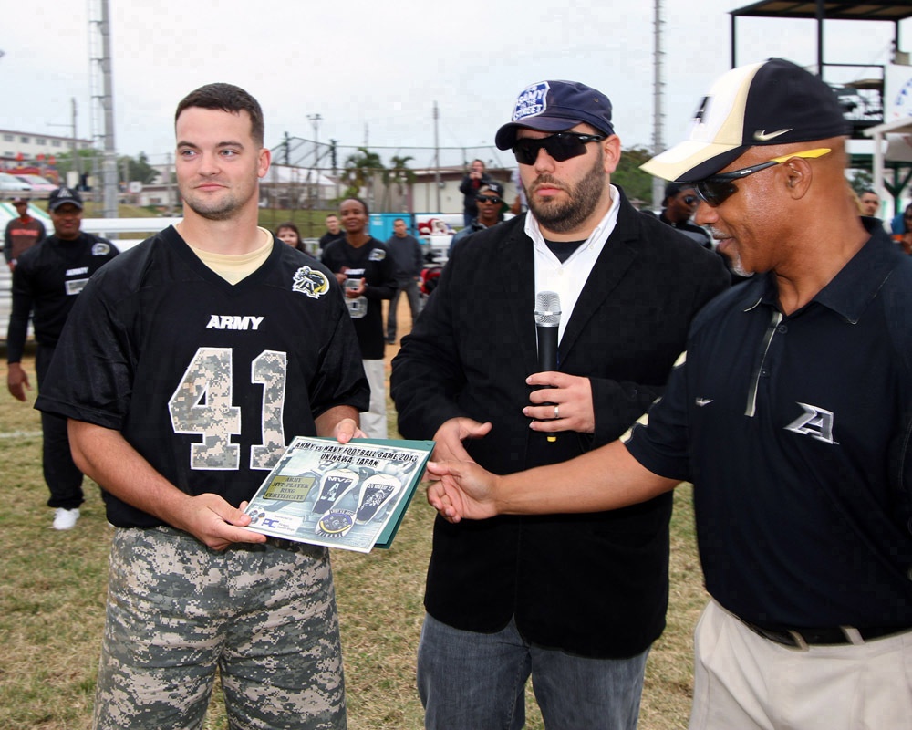 US Army Navy Football Game 2013 on Torii Station brings heat to the soldiers and families on the island