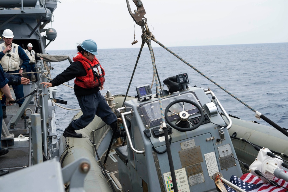 USS Stout activity