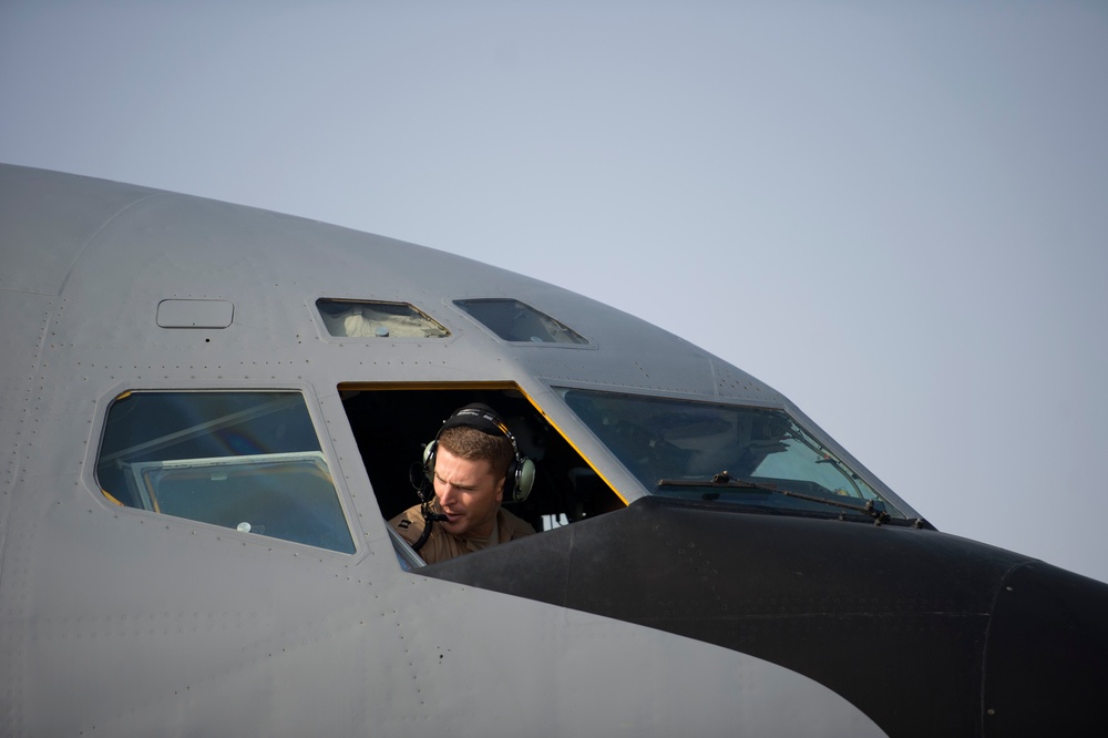 KC-135 Aerial Refueling mission