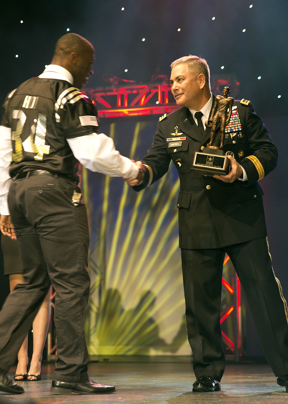 Vice chief congratulates Player of the Year