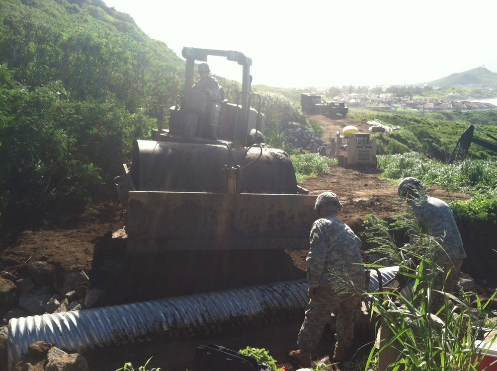 84th engineers upgrade Marine Corps Base trail, enable demolition training