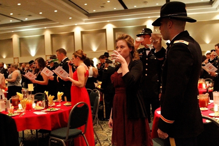 Dragons honor soldiers, spouses at Saint Barbara’s Day Ball