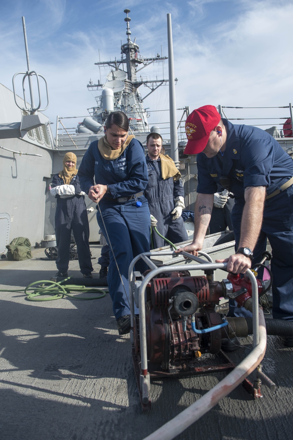 USS Stout operations