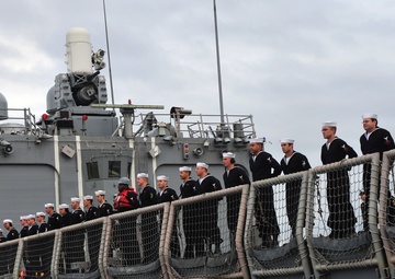 USS Taylor deploys