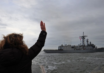 USS Taylor deploys