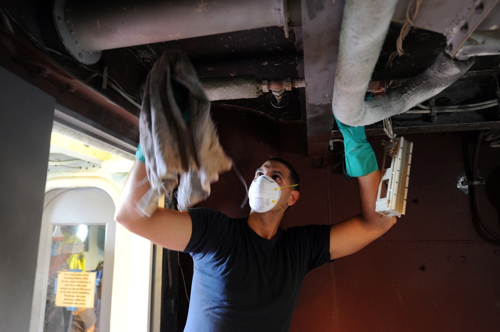 USS Massachusetts community relations project