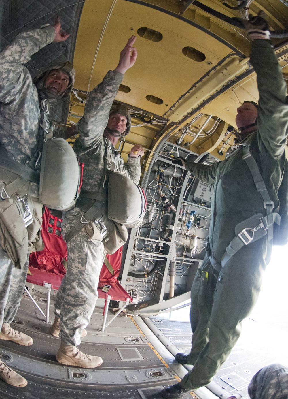 All American paratroopers jump into Sicily DZ with Royal Netherlands Army troops