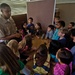 Elementary students inspired by Marines