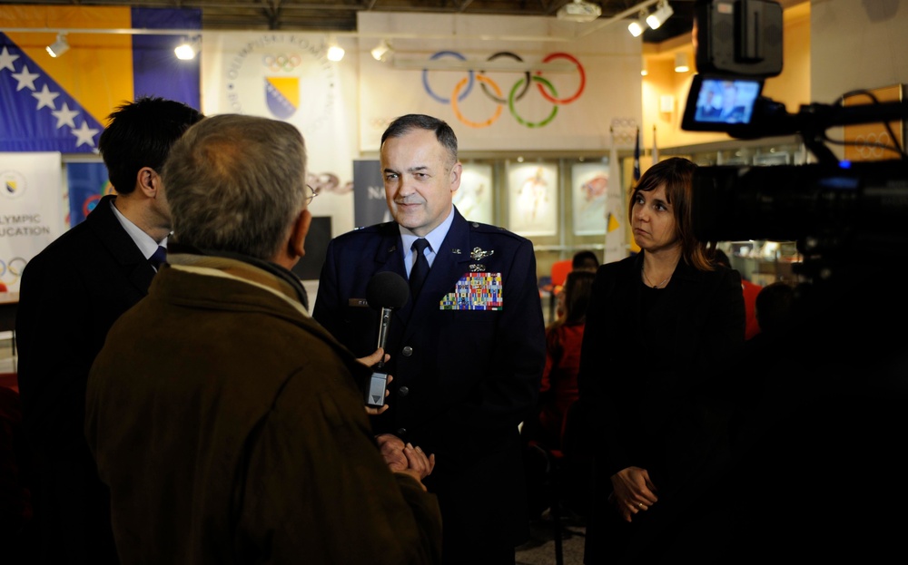 NATO COM speaks with Winter Olympic Academy participants