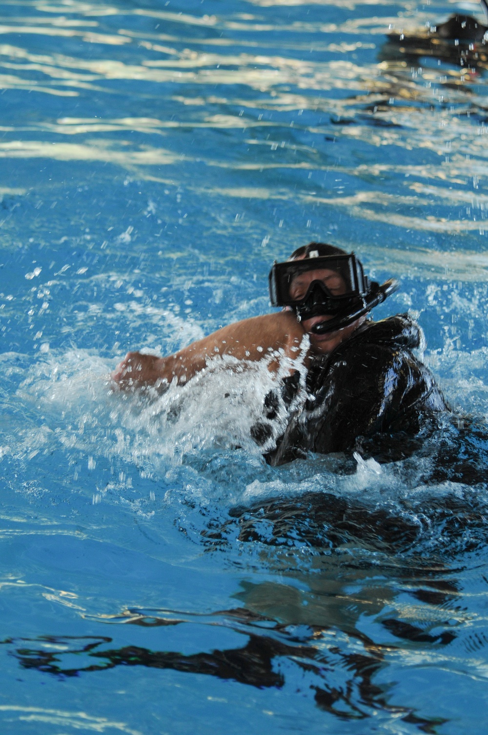 Search and rescue swimmer re-qualification course