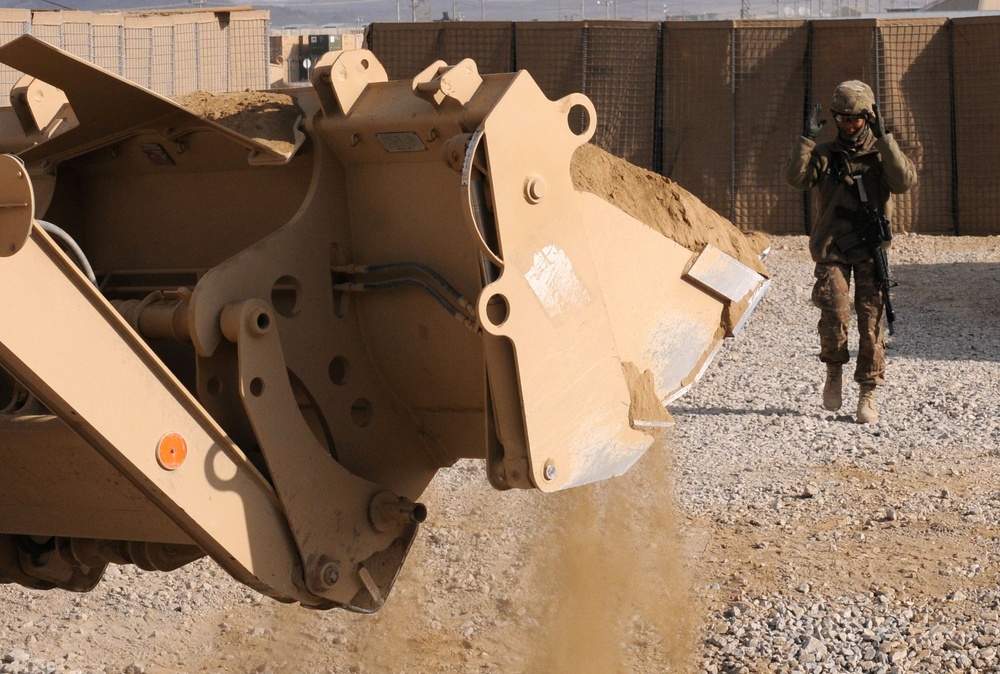 Counting blessings: 150th Engineer Company troop helps right-size bases