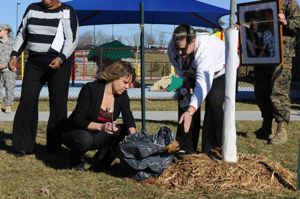 CDC holds tree dedication in memory of Jessica Lee