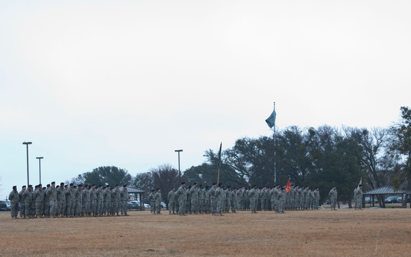 504th BFSB cases colors for Kosovo deployment