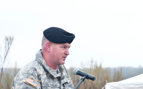 504th BFSB cases colors for Kosovo deployment