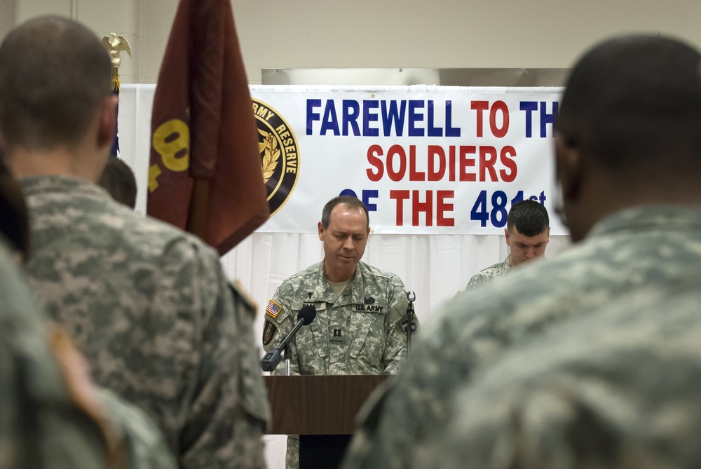 Deployment ceremony held for Army Reserve Transportation Detachment