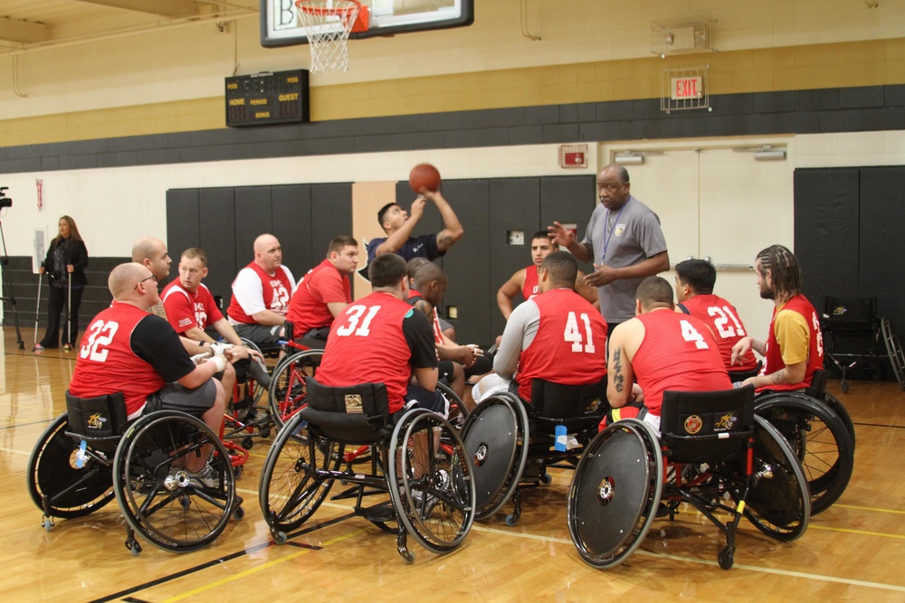Wounded Warrior Regiment Wheelchair Basketball Camp