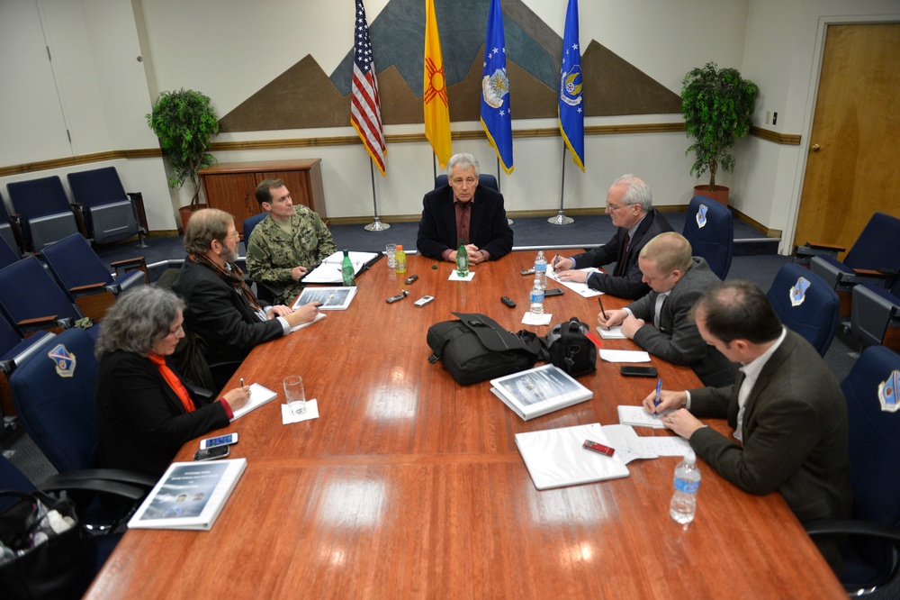 Secretary of defense visits Sandia National Laboratories