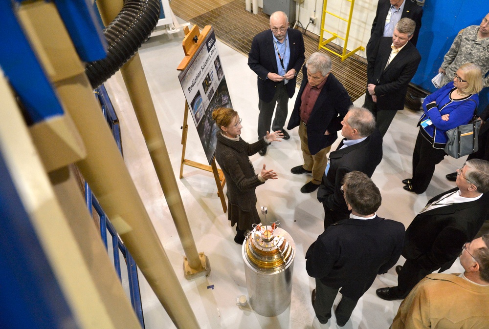 Secretary of defense visits Sandia National Laboratories