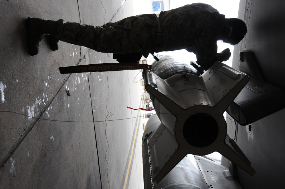 Day two of weapons load crew competition at 177th FW