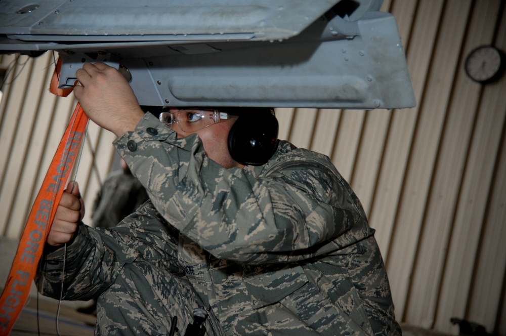 Day two of weapons load crew competition at 177th FW