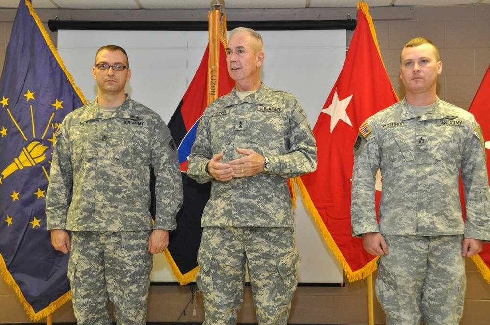 Hoosier soldiers honored for heroism