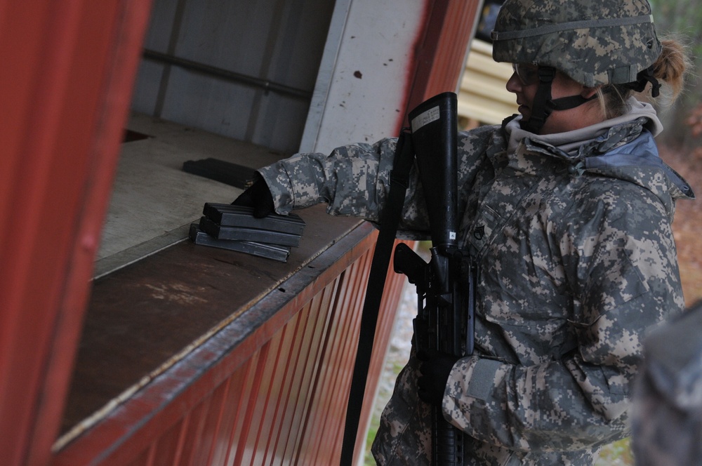 Star track athlete takes lead in the 518th Sustainment Brigade Best Warrior Competition