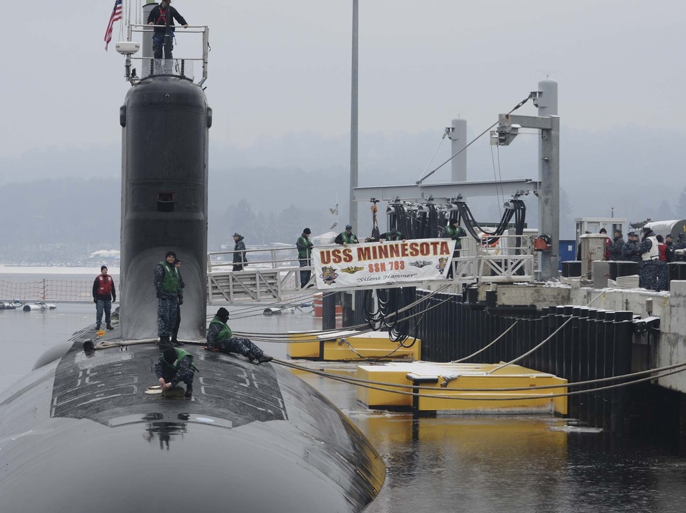 USS Minnesota (SSN 783) completes a two-day transit