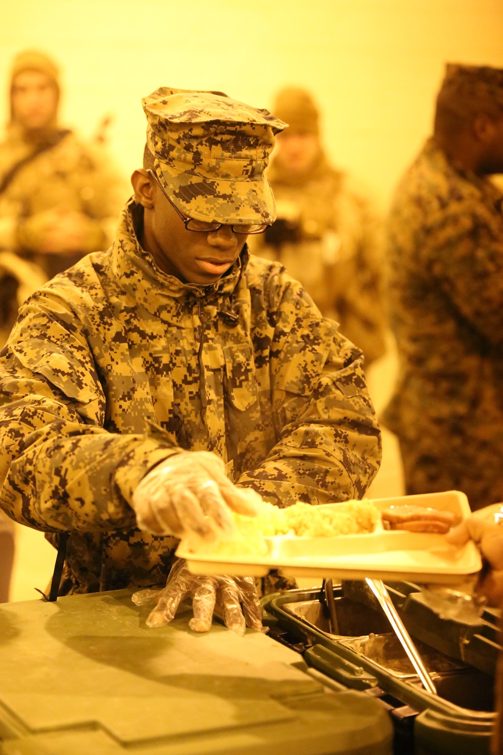 Hot chow raises morale at MOUT Town