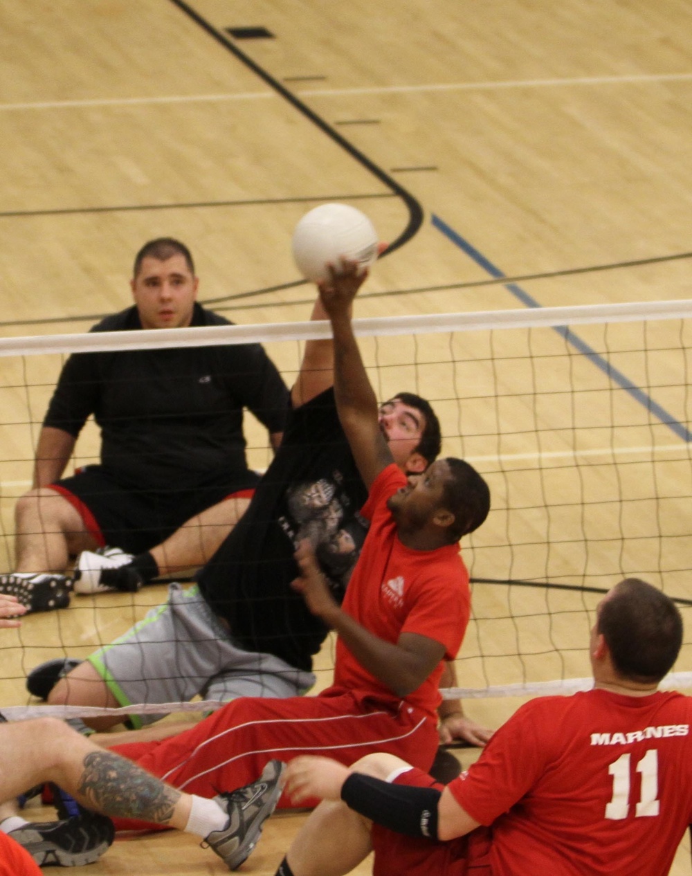 Wounded Warrior Regiment Sitting Volleyball Camp
