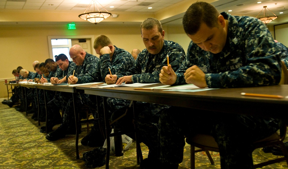 DVIDS Images Navywide E7 advancement exam [Image 1 of 4]