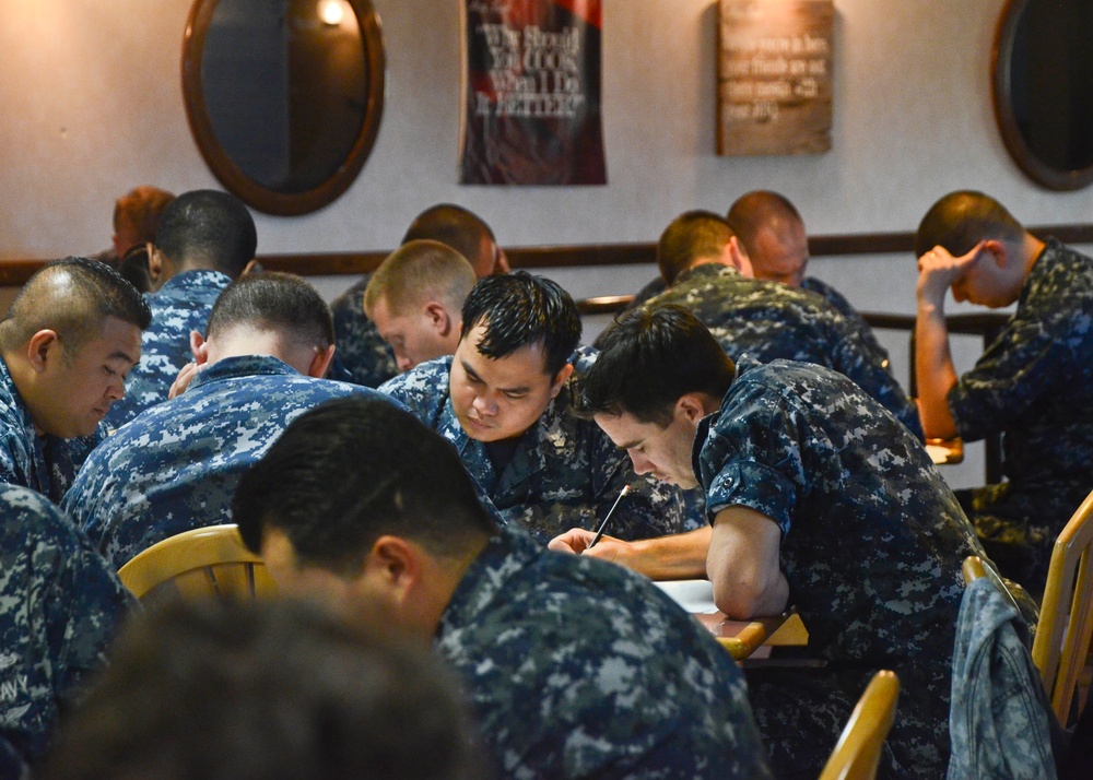 Chief petty officer advancement exam