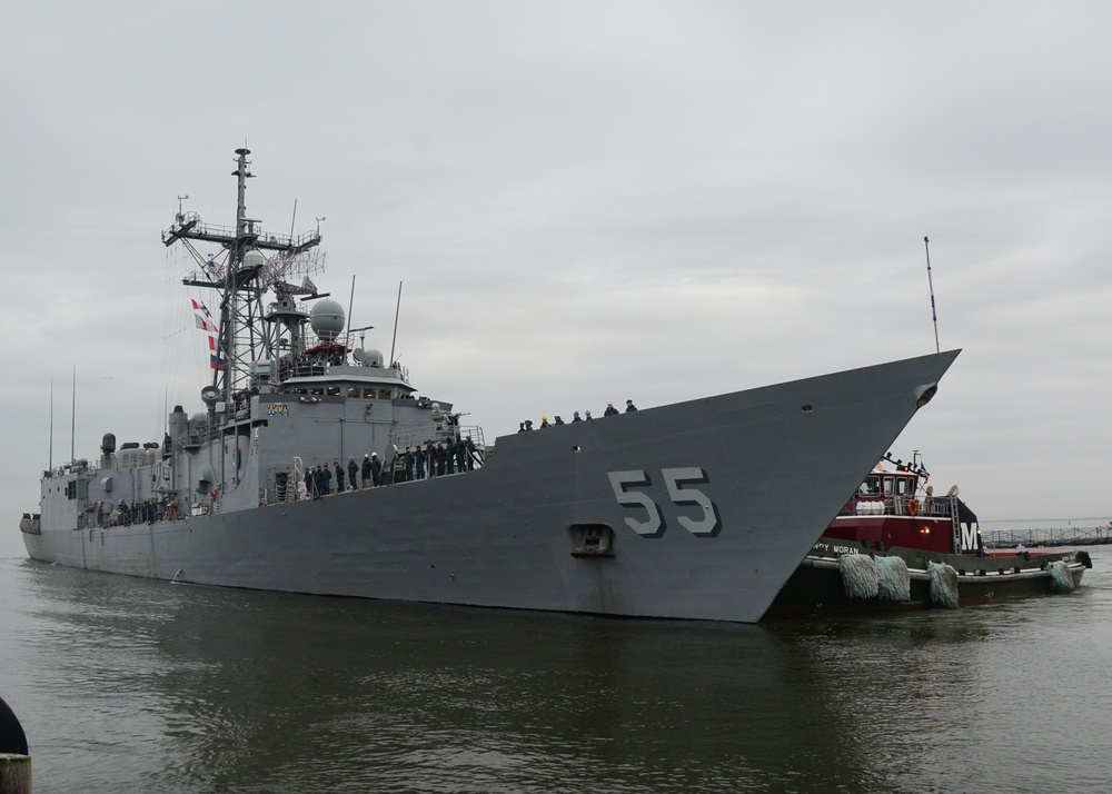 USS Elrod deployment