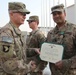 Award ceremony at Bagram Air Field