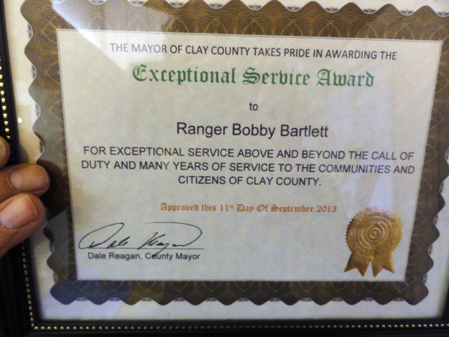 Corps ranger receives Water Safety awards for service to Kentucky youth