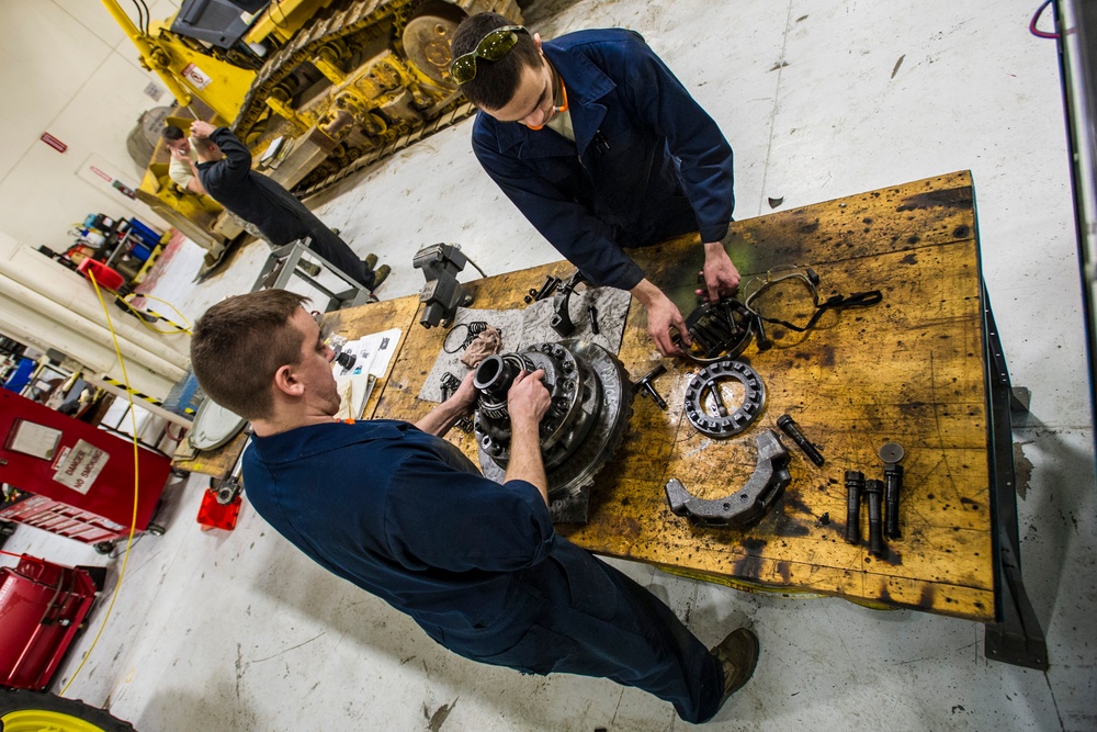 354th LRS maintains snow broom