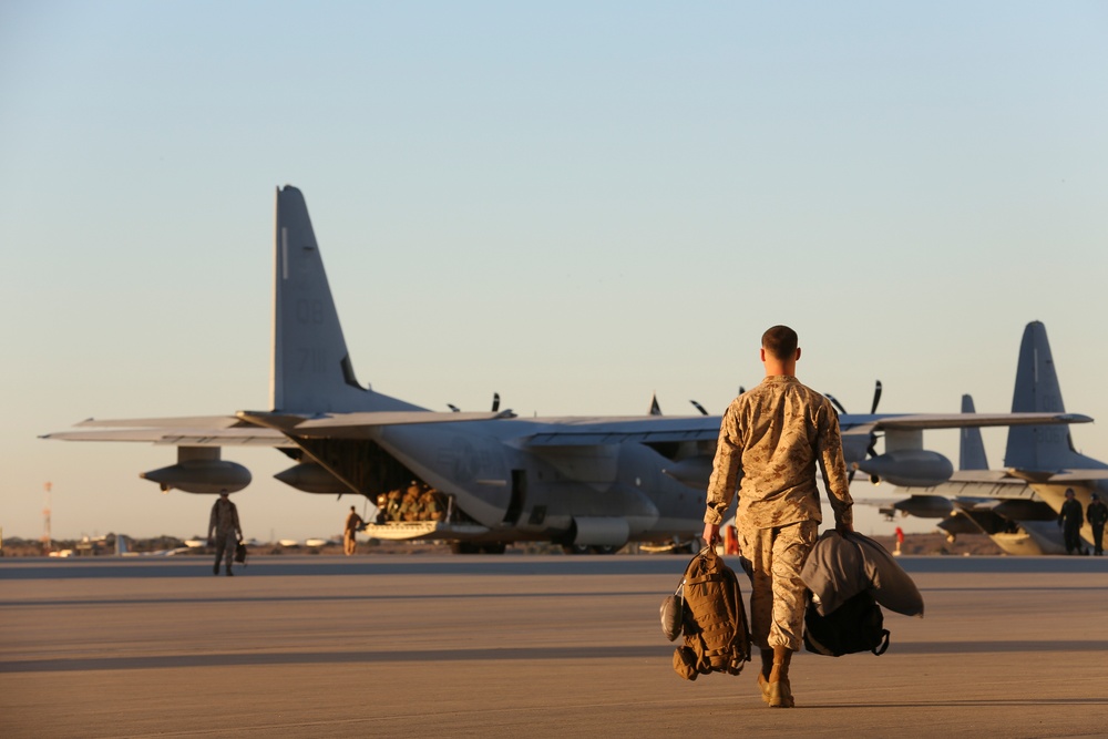 VMGR-352 Bids Farewell Before Leaving on Deployment