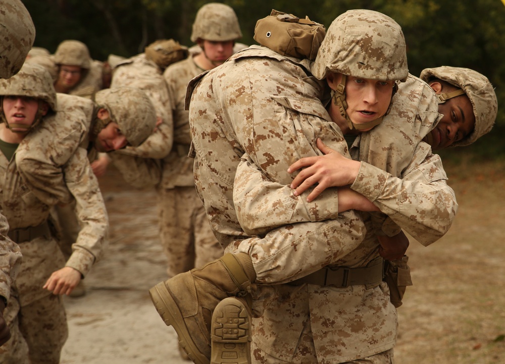 Photo Gallery: Parris Island recruits complete 54-hour challenge for title Marine