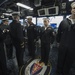 USS Ramage CS dress blue inspection