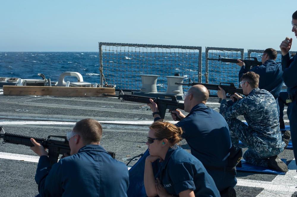 USS Sterett operations